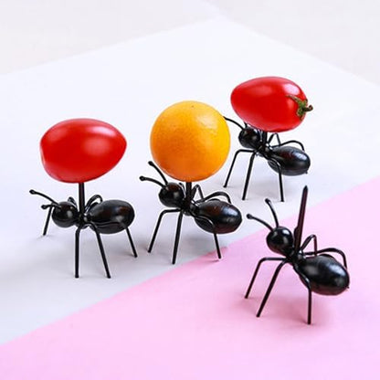Durable plastic ant shaped forks for kitchen party supplies