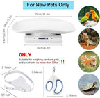 Whelping kitten scale kit showing fifteen soft double sided lint puppy collars
