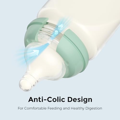 Side view of Momcozy BPA free wide neck bottle nipple emphasizing the natural elasticity.