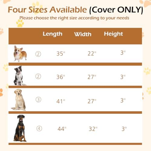 Heavy duty oxford fabric pet bed cover interior waterproof layer view