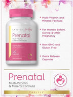 Carlyle Prenatal Vitamins side profile packaging