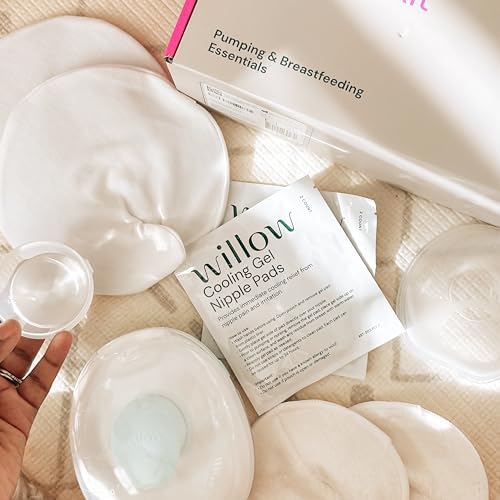 Individual packaging of Willow cooling gel pads for portable breastfeeding care