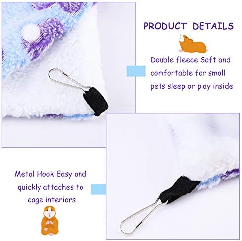 Boao plush fleece hanging bed installed inside a pet cage