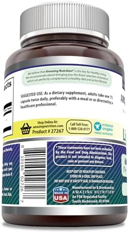Amazing Formulas Alpha Lipoic Acid 60 capsules bottle