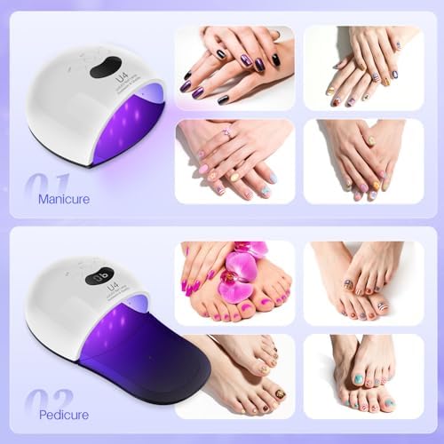 Top view of Jazalz 30 LED nail curing lamp