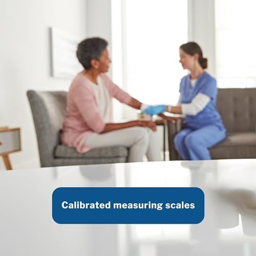 Close up of the graduation marks on the McKesson medical tracking tool