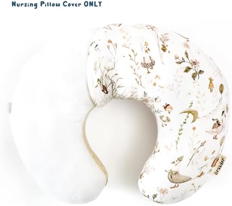 Folded Grssder minky nursing pillow cover nursery accessory