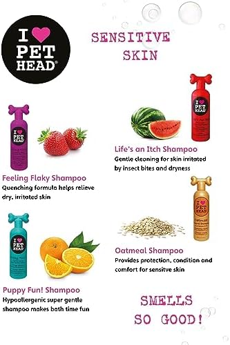 Pet Head fur ball spray angled shot showing brand logo