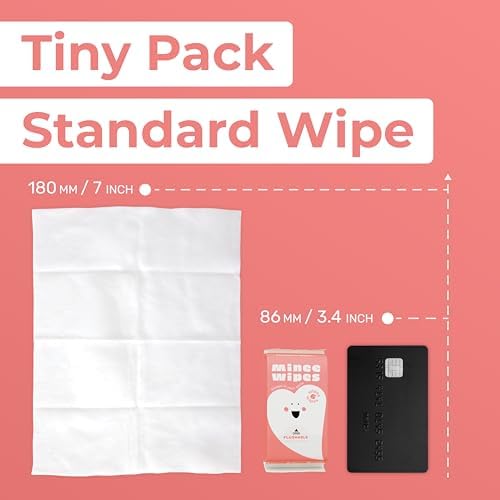 Moonies 99 percent water feminine wipes showing portable resealable packaging.