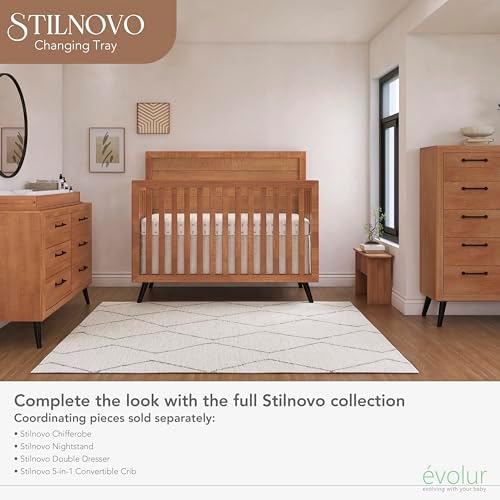 Evolur Stilnovo changing tray lifestyle nursery setup