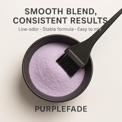 Imported USA hair bleaching powder instructions and caution label details