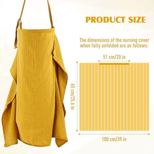 Cinaci breastfeeding cover showing adjustable metal clasp detail