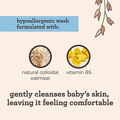 National Eczema Association accepted baby body wash 8 oz bottle