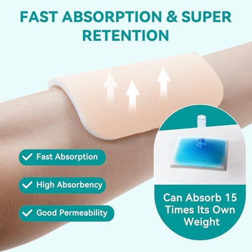Five pack product kit of authentic imported medical dressings for pressure ulcers