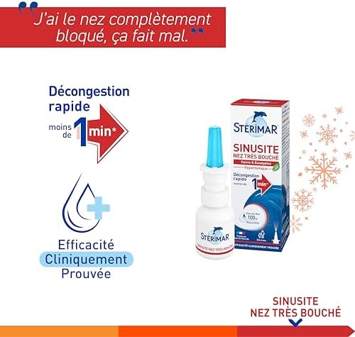 Sterimar Stop and Protect blocked nose remedy nozzle design for easy nasal application