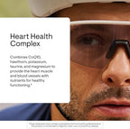 Thorne Heart Health Complex ninety capsules bottle side profile