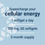 Life Extension Super Ubiquinol CoQ10 product ingredients and quality seals