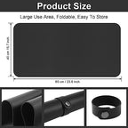 Diesisa soft microfiber nail art mat showing anti-slip backing