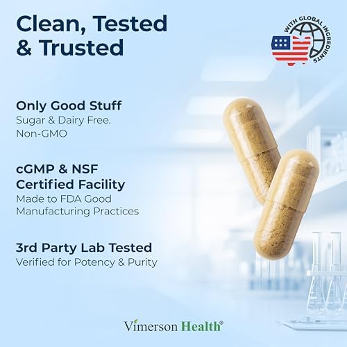 Vimerson Health Nootropics Brain Support Supplement side profile container