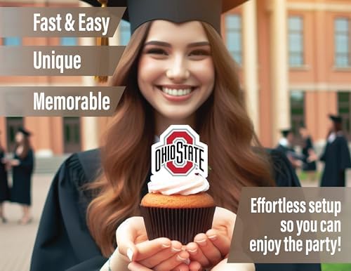 Preassembled Ohio State Buckeyes party supplies for game day