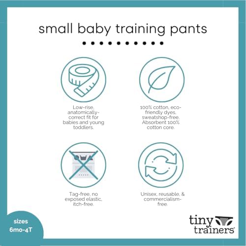 Three pack of reusable absorbent training underwear for babies and toddlers