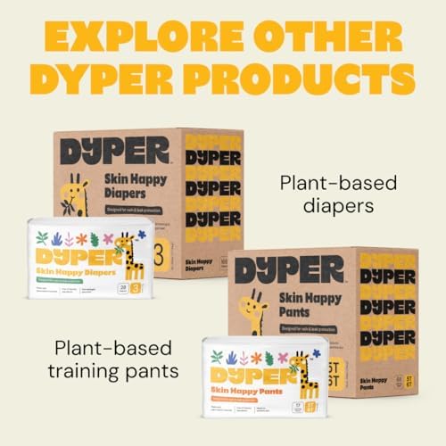 Dyper baby wipes back label showing ingredients and certifications