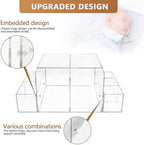 GILPWA acrylic storage caddy holding baby wipes and diapers