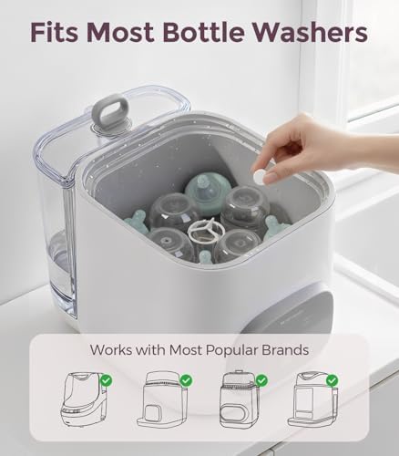 Fragrance free universal baby feeding accessory cleaning tablets