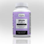 Vita Organics Brain Fuel Plus memory supplement front view bottle