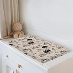 Kastlee rodeo toile baby changing table mat in lifestyle setting