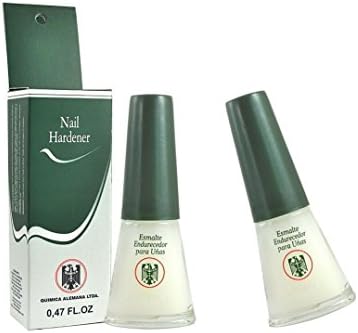 Quimica Alemana Nail Hardener pack of two packaging detail