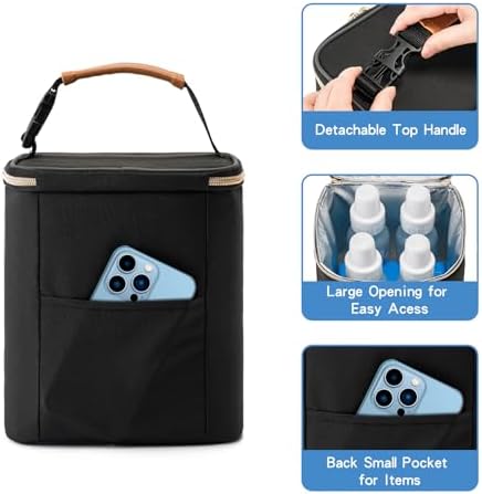 Babeyer cooler bag attached to a stroller for easy travel