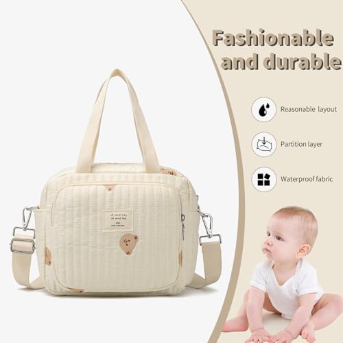 Fwkekye small diaper bag shown styled for everyday travel
