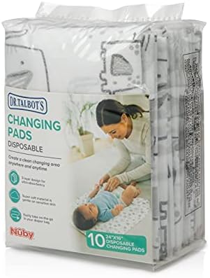 Dr. Talbot's absorbent travel diaper mats opened flat