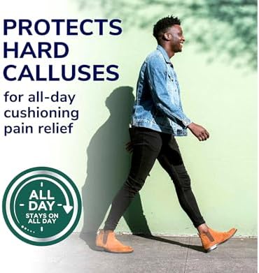 Dr. Scholl's foot care kit including 8 cushions and 8 medicated discs.