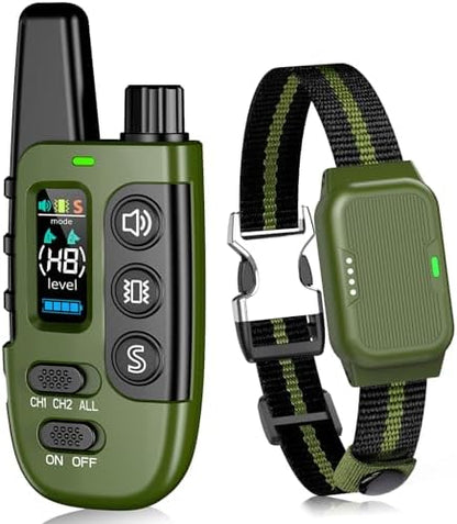 Tagoon electronic e collar receiver showing the adjustable strap design for medium and large dogs.