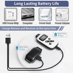 Rechargeable electric dog training collar with adjustable sensitivity levels for large dogs