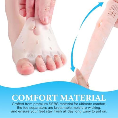 YSDYY soft silicone toe spreaders for men and women
