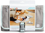 Munchkin XL diapering kit demonstrating the water-resistant fabric texture ideal for hygienic outdoor baby care.