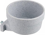 Lixit Non Spill Pet Crate Bowl showing quick lock mounting bracket