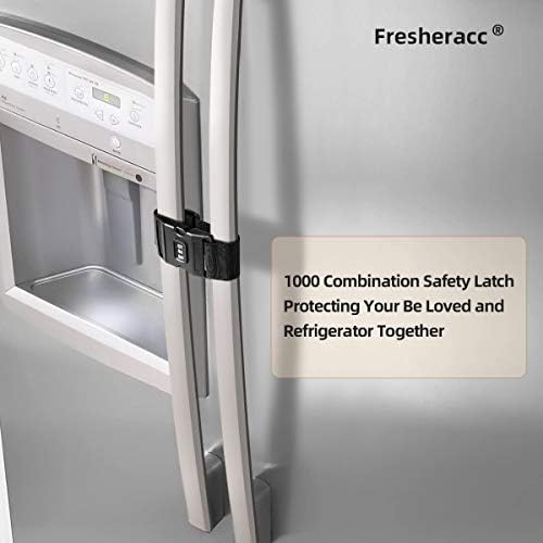 Fresheracc safety lock installed on French door refrigerator