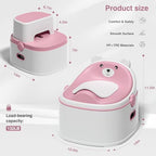 MoreFeel potty trainer with cushioned seat detail