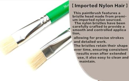 Imported Mcenzinen large kids wash paint brush kit highlighting thick handles for small hands