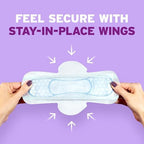 Poise authentic USA imported incontinence care package content illustration