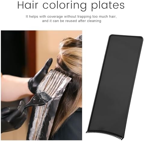 Durable plastic hair dye tool paddle for precision balayage