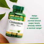 High-potency 2000mg cinnamon supplement with essential chromium mineral