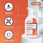 Rugby Laboratories steroid free cooling lotion with camphor and menthol