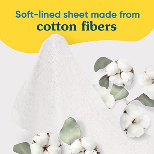 Close up of Charlie Banana cotton fiber disposable diaper wipes