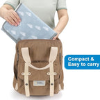 Accmor portable mat inside a standard diaper bag