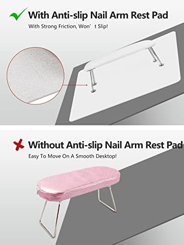 Close up of microfiber PU leather texture on nail mat